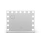 Makeup Mirror Hollywood 58x45cm 15 LED with Time Display
