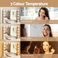 Makeup Mirror Hollywood 58x45cm 15 LED with Time Display