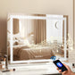 Bluetooth Makeup Mirror 80x58CM Crystal Hollywood with LED Vanity Light