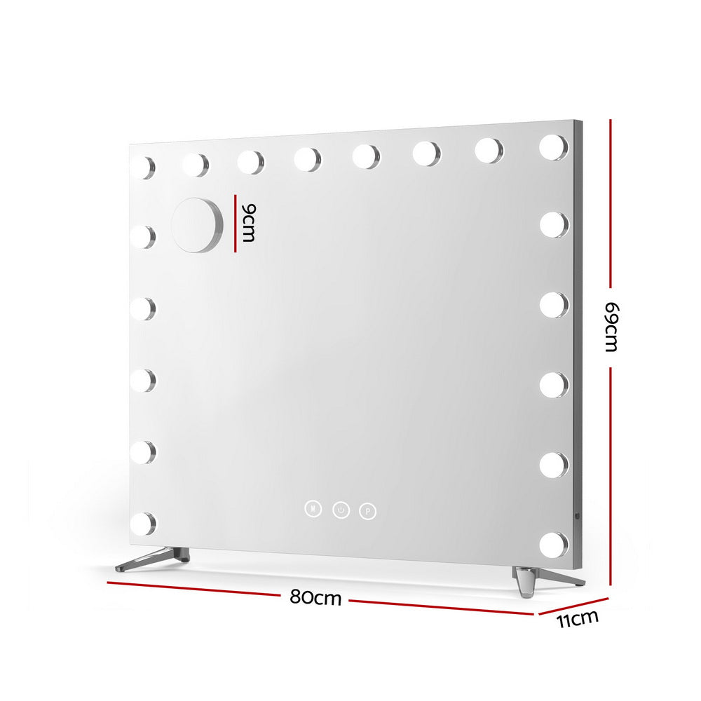 Makeup Mirror with Light LED Hollywood Mounted Wall Mirror Cosmetic