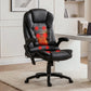 Reclining Massage Chair 8 Leather Black Moc 09m Point Pu