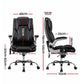 Massage Chair 8 Point PU Leather - Black