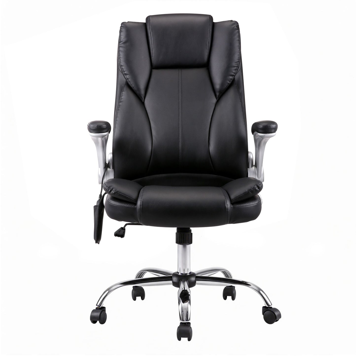 Massage Chair 8 Point PU Leather - Black