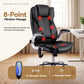 Massage Chair 8 Point PU Leather - Black