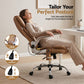 Massage Office Chair Gaming Chair Computer Desk 8 Point Vibration Espresso