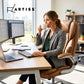 Massage Office Chair Gaming Chair Computer Desk 8 Point Vibration Espresso