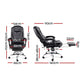 Reclining Massage Chair 8-Point, Black
