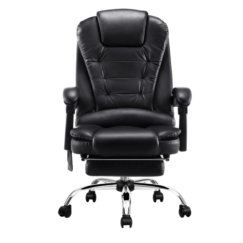 Reclining Massage Chair 8-Point, Black