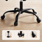 Massage Office Chair 2 Point Leather Mid Back - Black