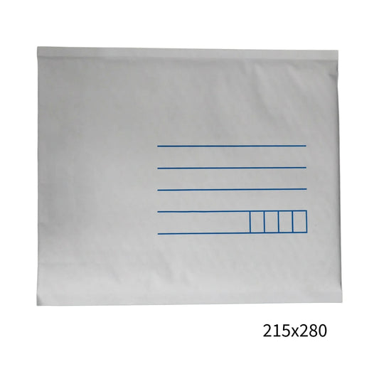 215x280mm White Padded Envelope with Printed Address Lines 200 Pack