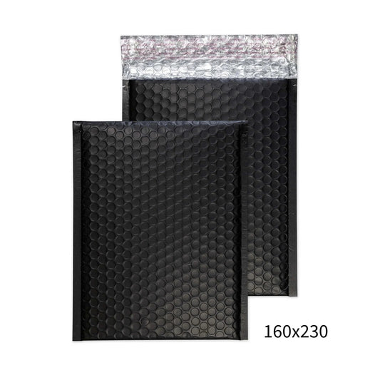 160x230mm Black Bubble Padded Envelope 50 Pack