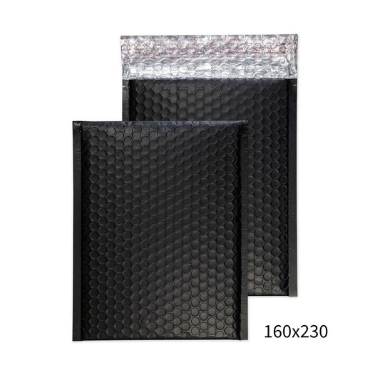 160x230mm Black Bubble Padded Envelope 100 Pack