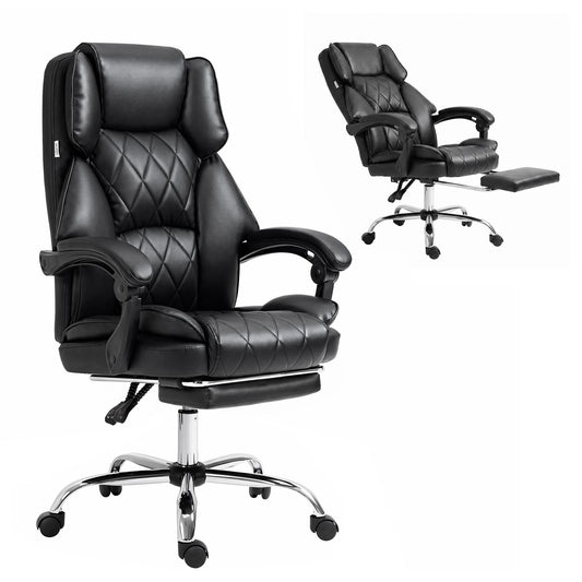 Office Chair Gaming Computer Executive Leather Seat Recliner
