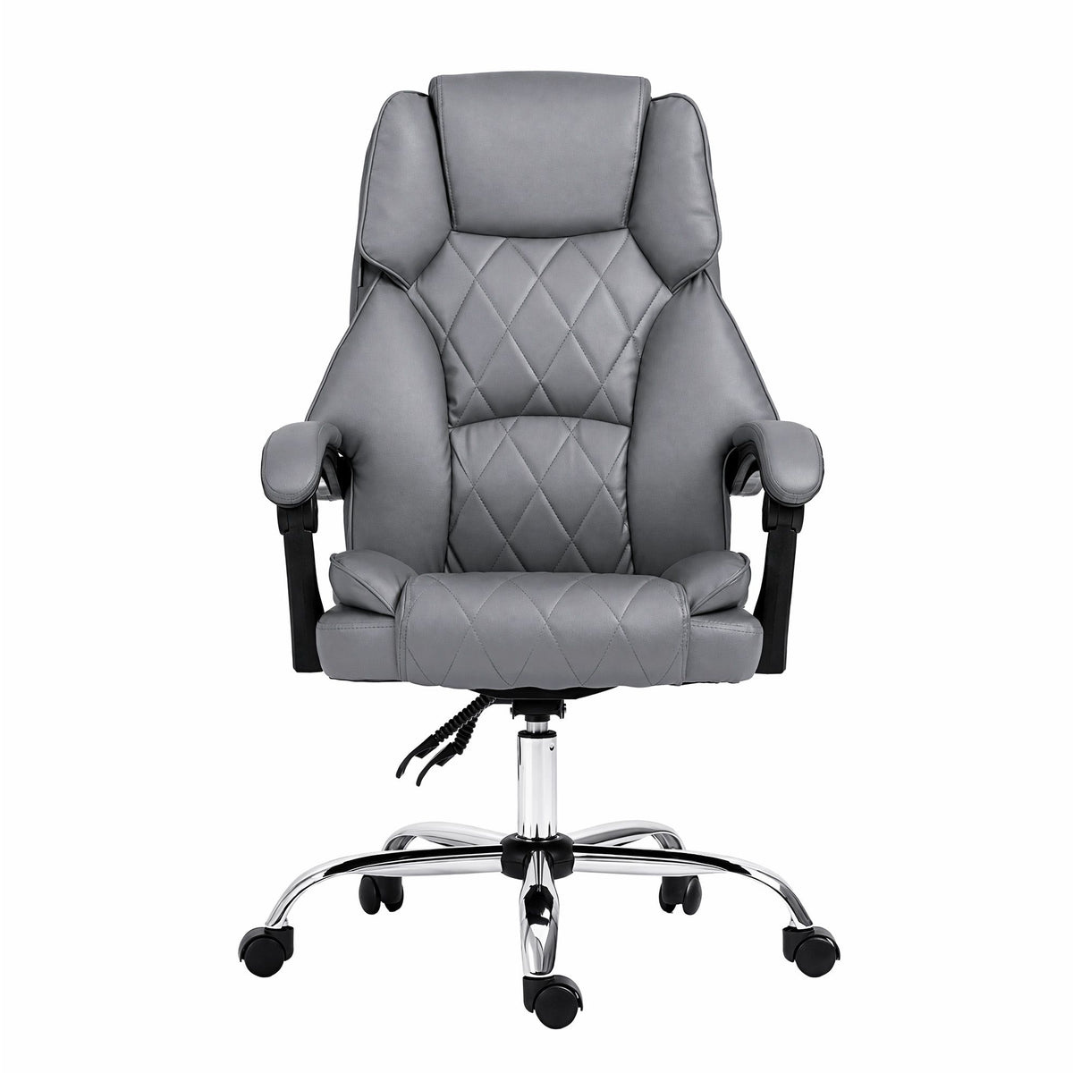 Executive Office Chair Fabric Recliner - Grey