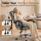 Executive Office Chair Fabric Recliner - Grey