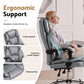 Executive Office Chair Fabric Recliner - Grey
