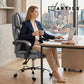 Executive Office Chair Fabric Recliner - Grey