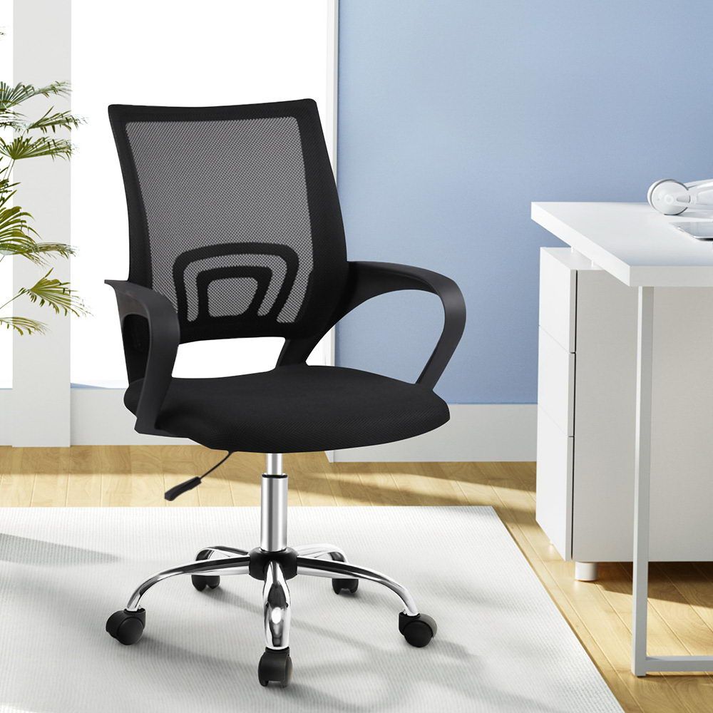Office Chair Gaming Chair Computer Mesh Chairs Executive Mid Back Black
