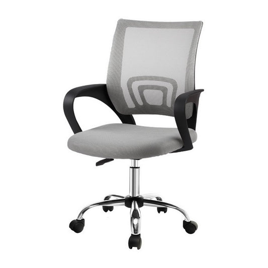 Office Chair Gaming Computer Mesh Executive Mid Back - Grey