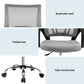 Office Chair Gaming Computer Mesh Executive Mid Back - Grey