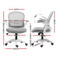 Office Chair Mesh Computer Desk Mid Back Work Home Study - Grey
