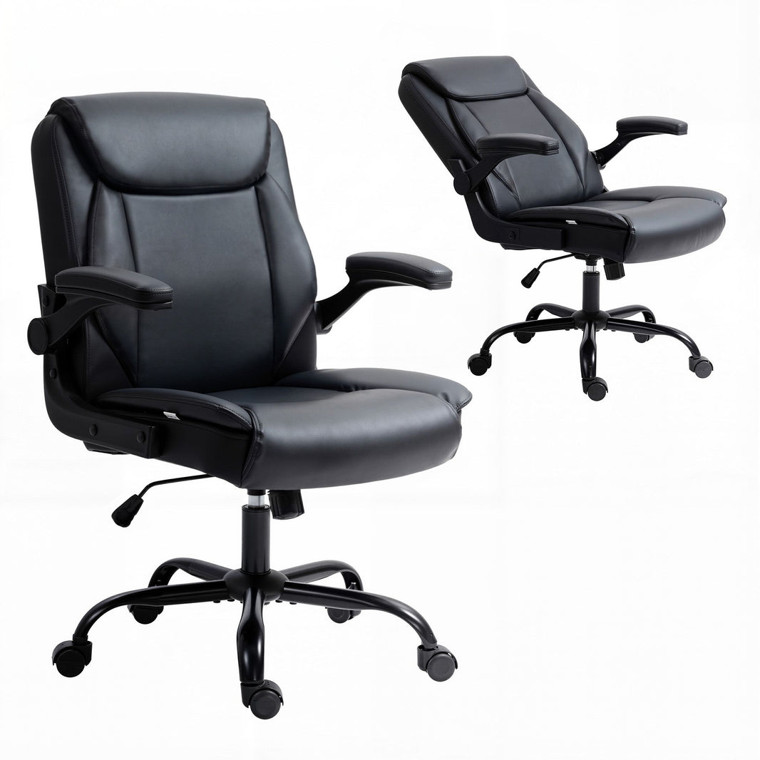 Executive Office Chair Mid Back - Black