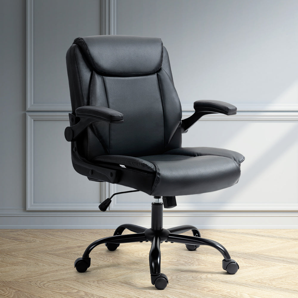 Executive Office Chair Mid Back Black