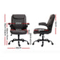 Executive Office Chair Mid Back - Brown