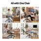 Executive Office Chair Mid Back - White