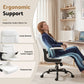 Executive Office Chair Mid Back - White
