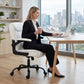 Executive Office Chair Mid Back - White