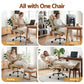 PU Leather Executive Office Desk Chair - Beige