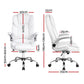 PU Leather Executive Office Desk Chair - White