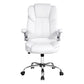 PU Leather Executive Office Desk Chair - White