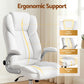 PU Leather Executive Office Desk Chair - White