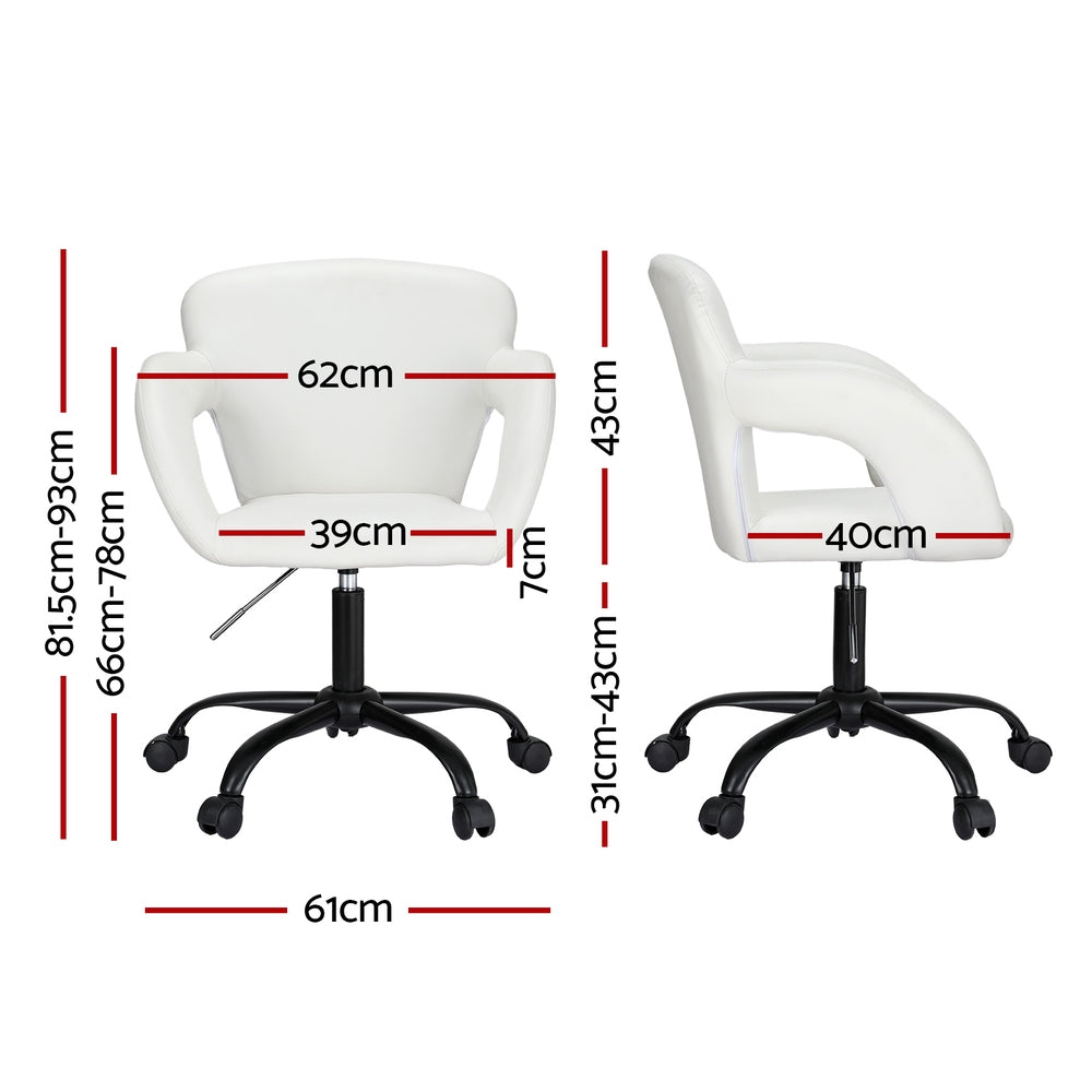 Office Chair Mid Back White