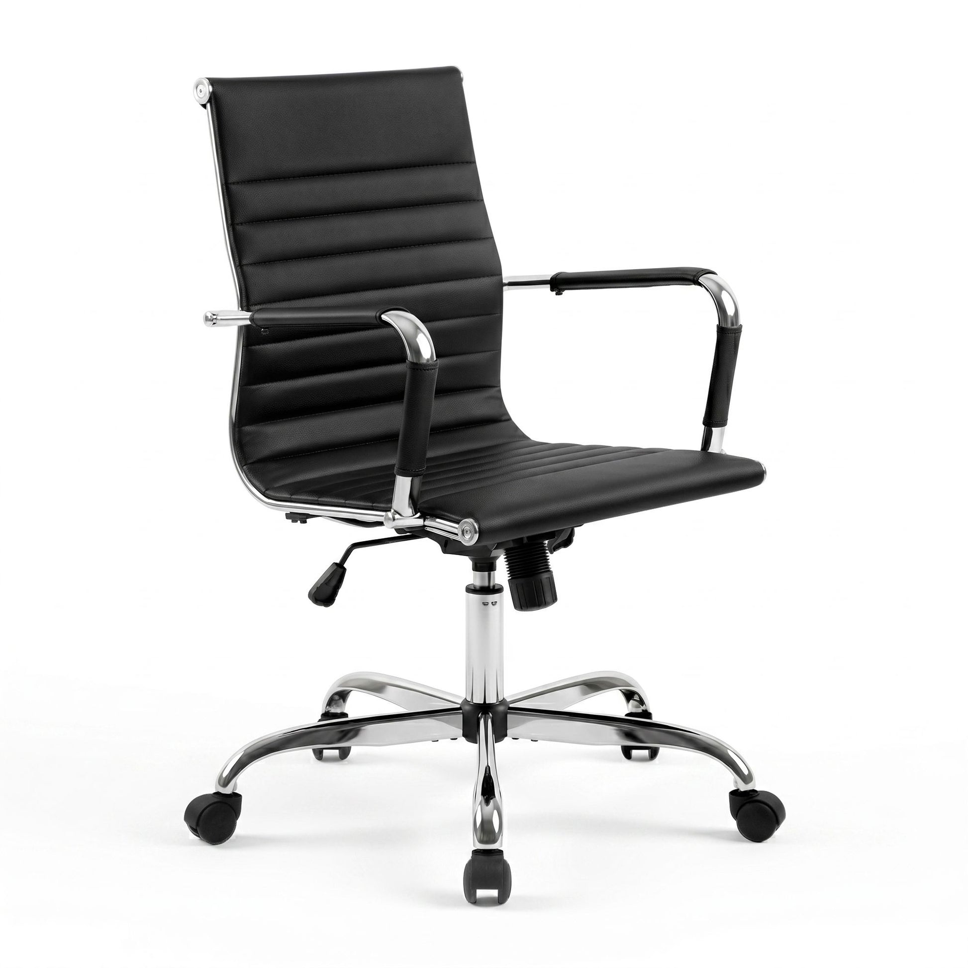 Gaming Office Chair Eamon Mid with Back Black