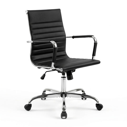 Gaming Office Chair (Eamon), Mid‑Back, Black