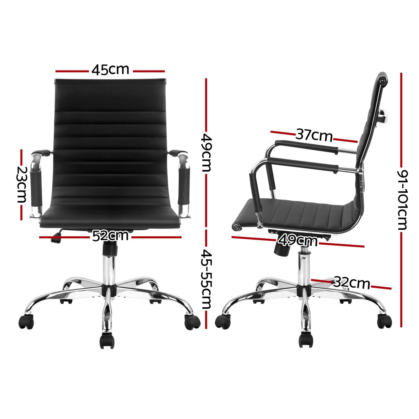 Office chair with gaming eamon mid-back eames