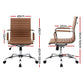 Office Chair Conference Chairs PU Leather Mid Back