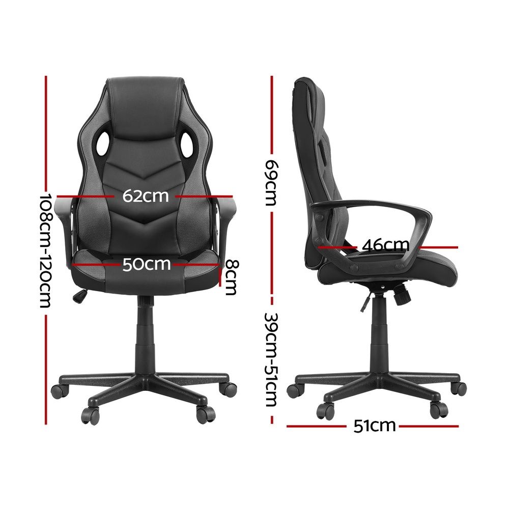 Grey home office chair
