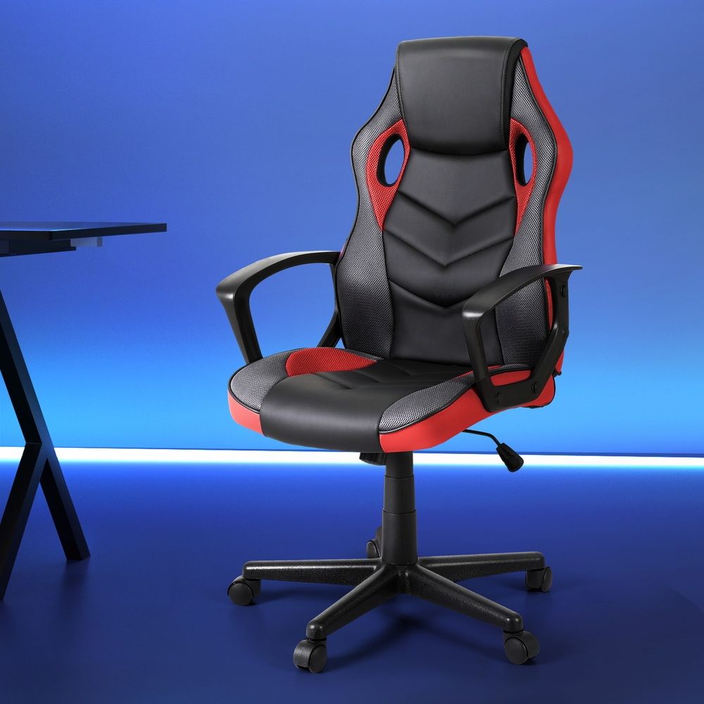 Red home office chair