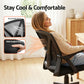Gaming Office Chair Mesh Computer Chair Swivel Executive Mid-Back - Black