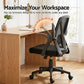 Gaming Office Chair Mesh Computer Chair Swivel Executive Mid-Back - Black