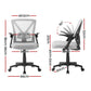 Office Chair Gaming Executive Computer Chair Study Mesh Seat Tilt - Grey