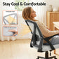 Office Chair Gaming Executive Computer Chair Study Mesh Seat Tilt - Grey