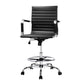 Office Chair Veer Drafting Stool Mesh Chairs Armrest Standing Desk Black