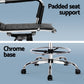 Office Chair Veer Drafting Stool Mesh Chairs Armrest Standing Desk Black
