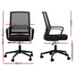 Mesh Office Chair Computer Gaming Desk Chair Work Study Mid Back - Black