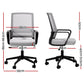 Mesh Office Chair Computer Gaming Desk Chair Work Study Mid Back - Grey